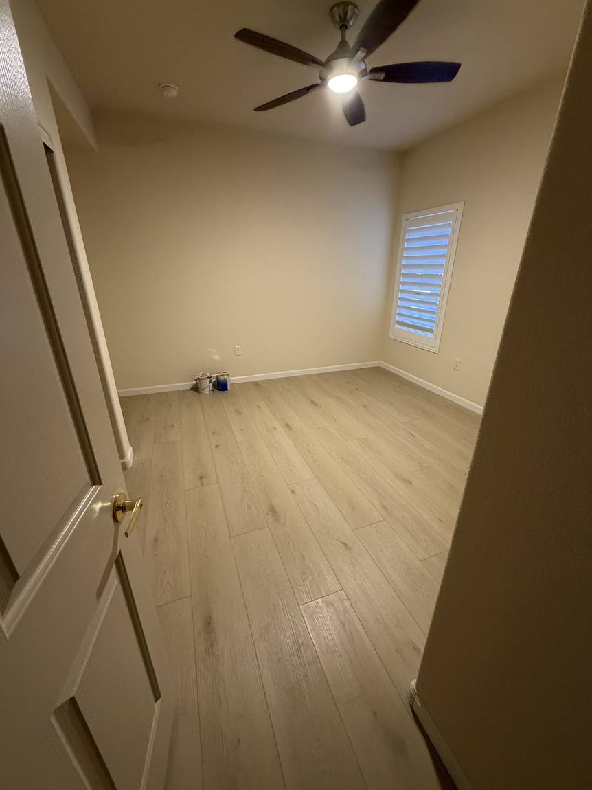 Bedroom Flooring after remodel