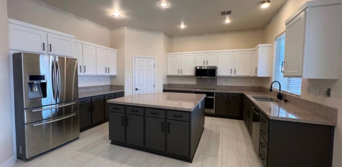 Cabinet Makeover after remodel