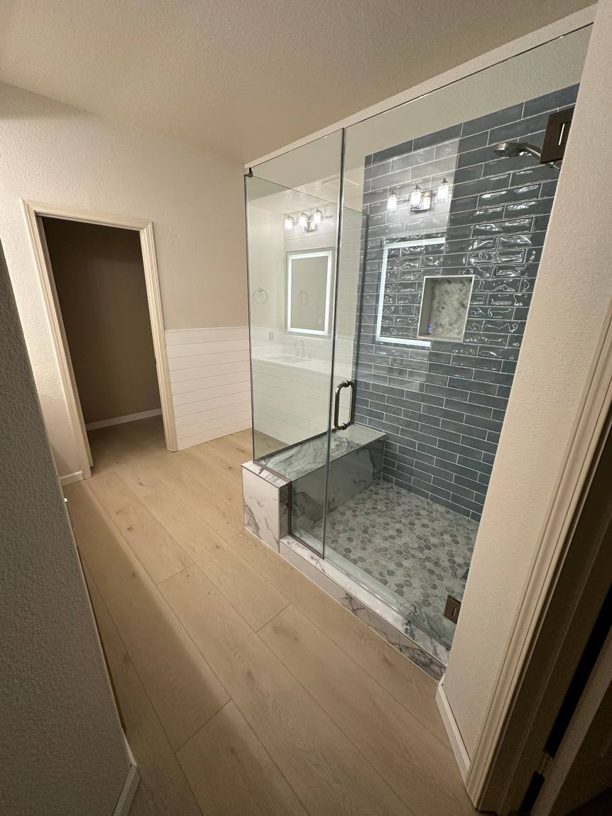 Tub-to-Shower Conversion after remodel