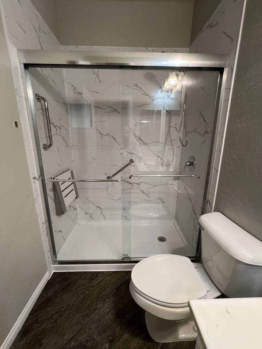 Safer Tub-to-Shower after remodel