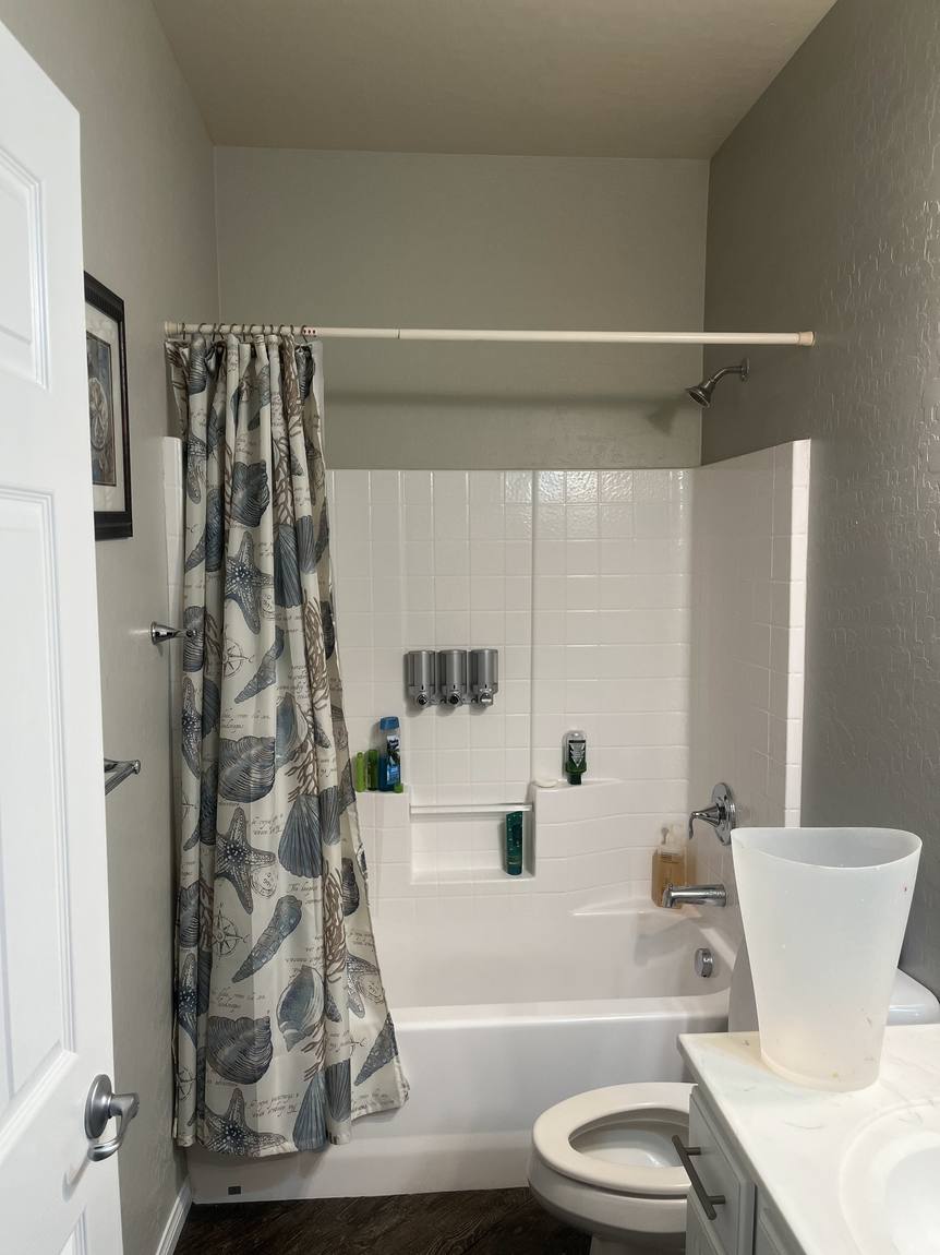 Safer Tub-to-Shower before remodel