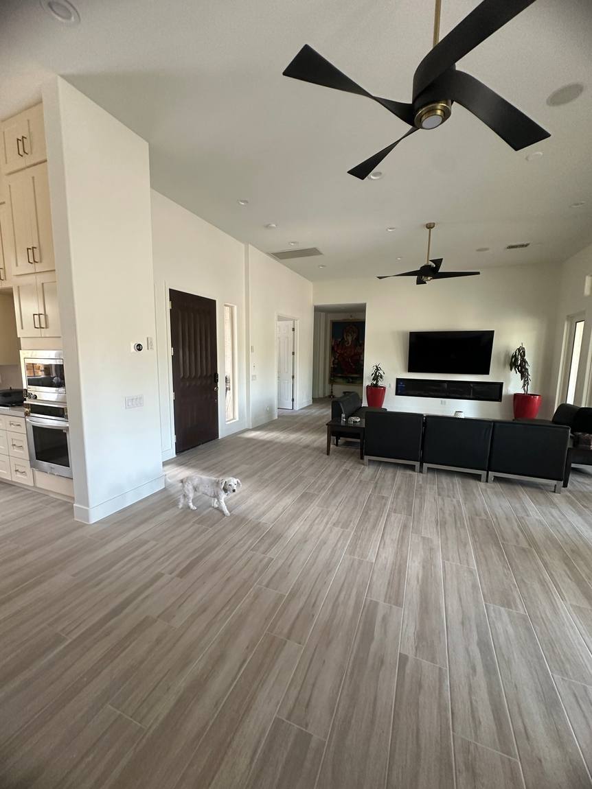 Open-Concept Great Room after remodel