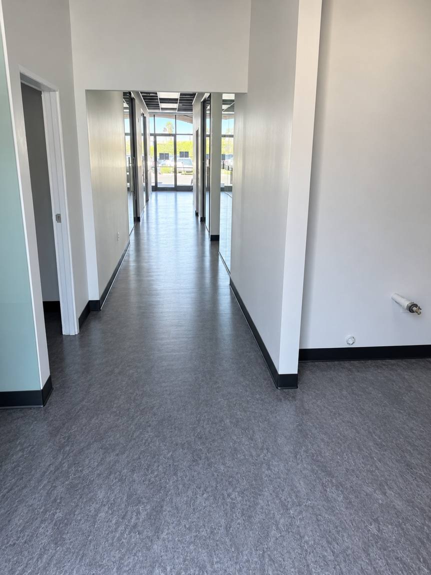 Commercial Hallway after remodel